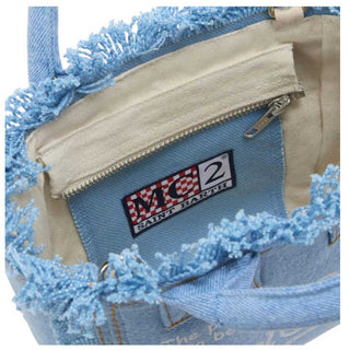 Mc2 Saint Barth Borsa Vanity Mini In Denim Chiaro VAMI001/00426L