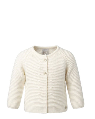 Paz Rodriguez Cardigan con ricamo nodini 001-41240