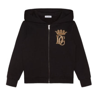 Dolce & Gabbana Felpa con zip e cappuccio L4JW3EG7WGG