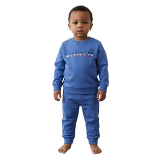 Moncler Tuta Sportiva In Cotone Per Neonato I29518M00023