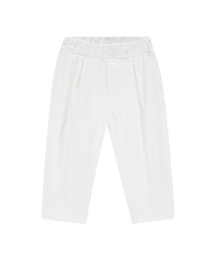 J.o Milano Pantaloni in cotone con pinces 574Z9