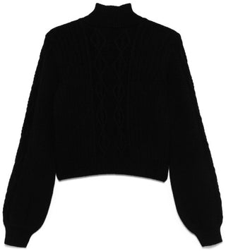 Elisabetta Franchi Maglia dolcevita con logo EFMA141.C