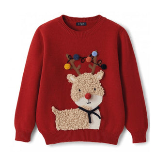 Il Gufo Maglia con applicazioni A21MA379EM220