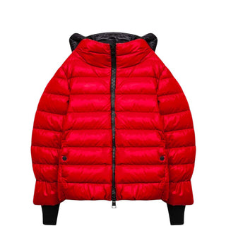 Herno Giubbino rosso in nylon lacqué da bambina PI0067G