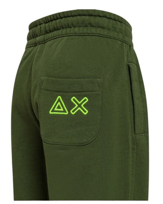 Sun68 Pantaloni jogger in felpa con logo F35341