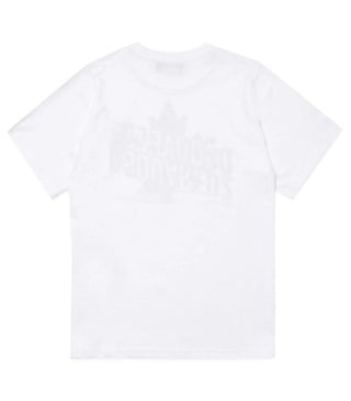 Dsquared2 T-shirt girocollo con logo e stampa DQ1743-D00MV