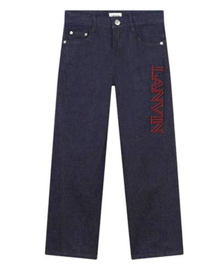 Lanvin Jeans gamba dritta con logo N30132