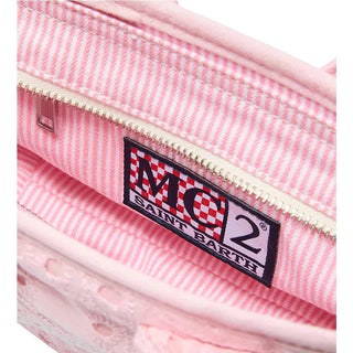 Mc2 Saint Barth Borsa Vanity Volant Mini In Sangallo Rosa VAMI018/02531L