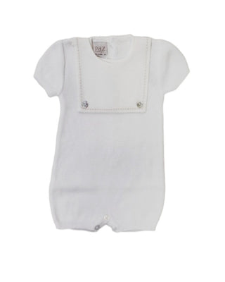 Paz Rodriguez Pagliaccetto Con Finta Bavetta 005-122715 Neonati