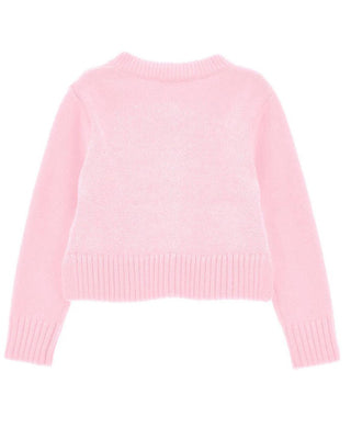 Monnalisa Cardigan in lana con fiocchi 39D803