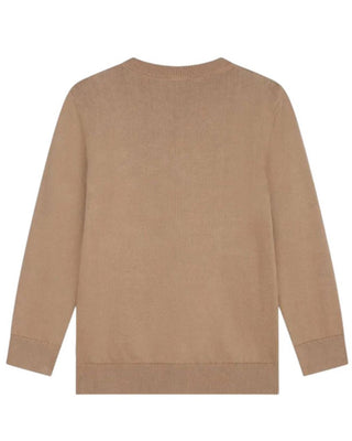 Hugo Boss Maglia beige in cotone con logo J51172