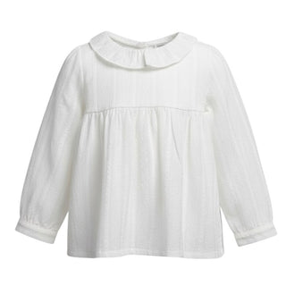 Dottor Kids Camicia con volant da bambina DK345J