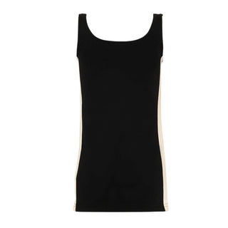 Palm Angels Abito Nero In Jersey Per Ragazza PGCM009S26FLE001/110