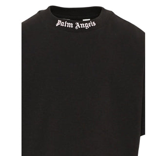 Palm Angels T-shirt Nera Con Logo F6PAJGTH064/110 Per Bambina