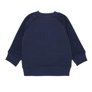 Diesel Felpa Girocollo Blu Con Logo K00849-KYA2W-K8AT Per Neonato