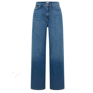 Mustang Jeans Luise Wide In Denim Blu Medio Per Donna 1017610/5000-582