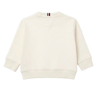 Tommy Hilfiger Felpa Girocollo In Cotone KB0KB10766 Per Neonati