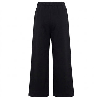 Palm Angels Pantaloni Neri In Felpa Con Logo F6PAJBFP027/110 Per Bambini