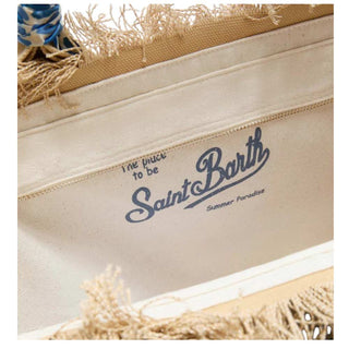Mc2 Saint Barth Borsa Vanity In Canvas Beige Con Twill Rimovibile VANI045/09245L