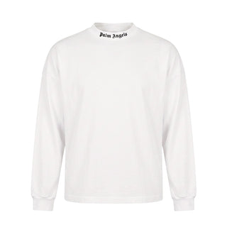 Palm Angels T-shirt Avorio A Maniche Lunghe F6PAJBTH013/412 Per Bambini