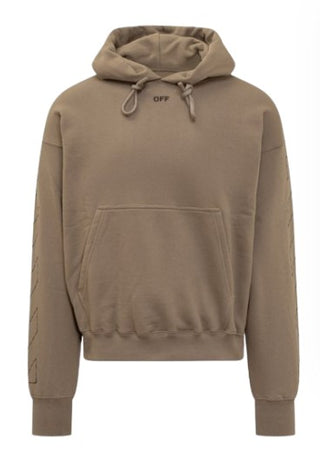 Off-White Felpa con cappuccio OMBB085F23FLE019