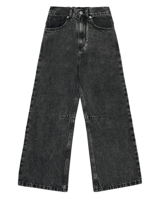 MM6 Maison Margiela Jeans Straight leg in denim nero sfumato M60844-MM06D