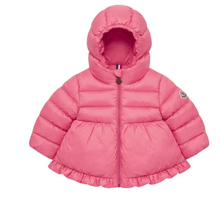 Moncler Piumini Odile Color Fucsia Con Cappuccio L29511A00047-52P Per Neonata