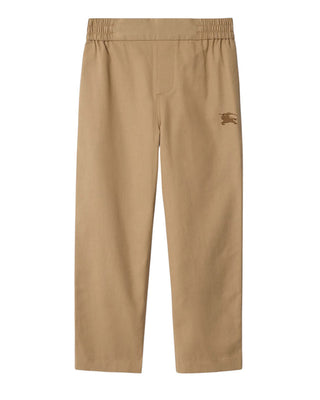 Burberry Pantaloni con ricamo frontale 8107999