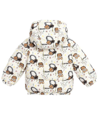 Moschino Giubbino trapuntato con cappuccio Teddy Bear MZS015