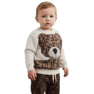 Fendi BUG103 Pullover mit Rundhalsausschnitt