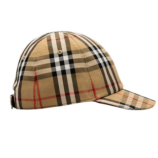 Burberry Cappello Con Visiera Check 8117411 Per Bambini