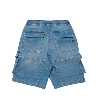 Diesel Bermuda cargo in denim con Oval D J01634-KXBKF