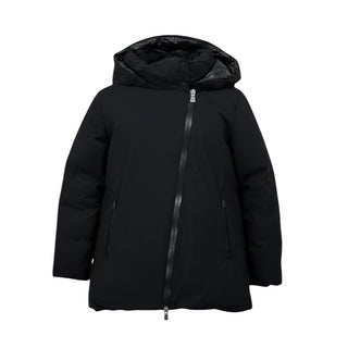 Herno Giubbino nero con cappuccio da bambina PI000147G