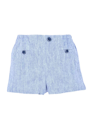 Fina Ejerique Shorts classico in lino P25B94AZU