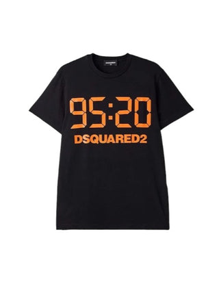Dsquared2 Crewneck T-shirt with front logo DQ04JI-D004B