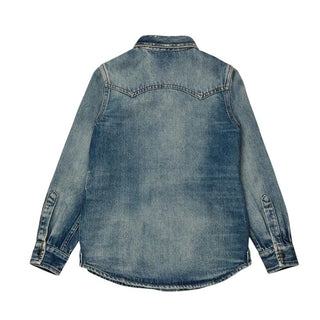 Diesel Camicia In Denim Con Logo Oval D J00760-KXBRH-K01