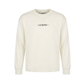 Iceberg T-shirt Avorio A Maniche Lunghe TSICE7304J-V1 Per Bambini
