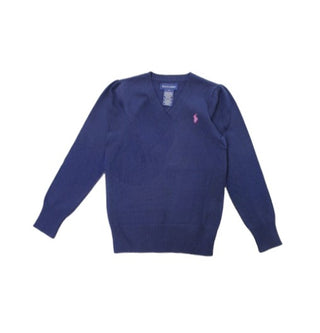 Polo Ralph Lauren Maglia In Cotone 312115884 Scollo A V Da Bambina