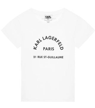 Karl Lagerfeld T-Shirt mit Rundhalsausschnitt Z15M59