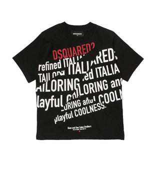 Dsquared2 Crewneck T-shirt with logo and print DQ0810-D00MQ