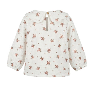 SNUG Camicia Bianca Con Fantasia Floreale 934BD6W090J37 Per Neonata