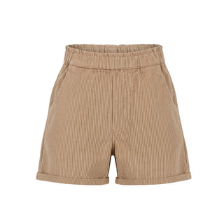 Coccodè Shorts Beige In Velluto A Coste C64317/95J Per Bambina