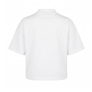Iceberg T-shirt Bianca A Maniche Corte Per Bambina TSICE6161B-V2