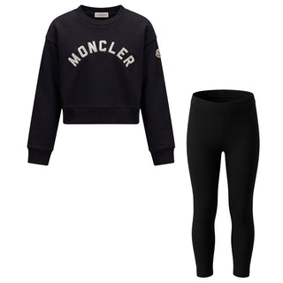 Moncler Completo Con Felpa E Leggings Per Bambina I29548M00009