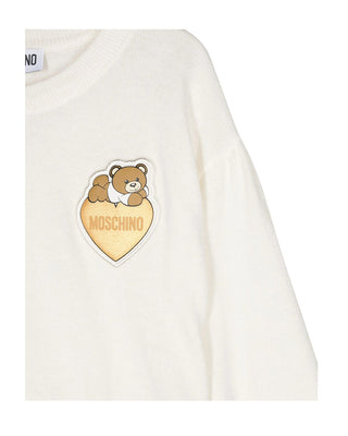 Moschino Maglia girocollo con Tedddy Bear HDW024