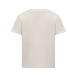Moncler T-shirt avorio in jersey con logo L19548C00010/034