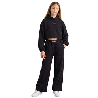 Disclaimer Felpa Nera Con Strass 26IDK59264N Per Bambina