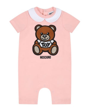 Moschino Romper WITH EMBROIDERED TEDDY MMT01H WITH CLIPS