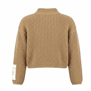 Hinnominate Maglia Beige Nocciola In Misto Lana 3641WY0269/03 Per Bambina