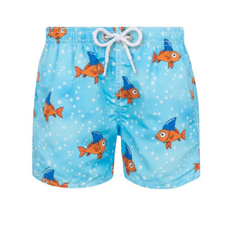 Mc2 Saint Barth Costume Jean Con Stampa Squalo Funny JEA0001/02039L